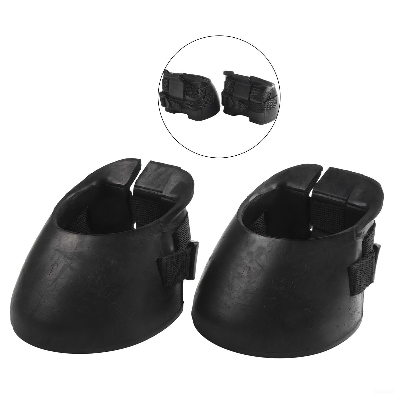 Genérico Botas De Goma para El Cuidado De Los Cascos, Cubiertas Antideslizantes E Impermeables para Cascos, para La Cicatrización Y Protección De Heridas En Los Cascos (Size_Name S)