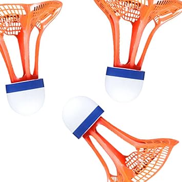 Harilla 3x Windproof Badminton Shuttlecocks Wear Resistant Stable Sports Training Badminton Balls Outdoor Badminton Shuttle Badminton Training Kit for Garden Beaches Outdoor