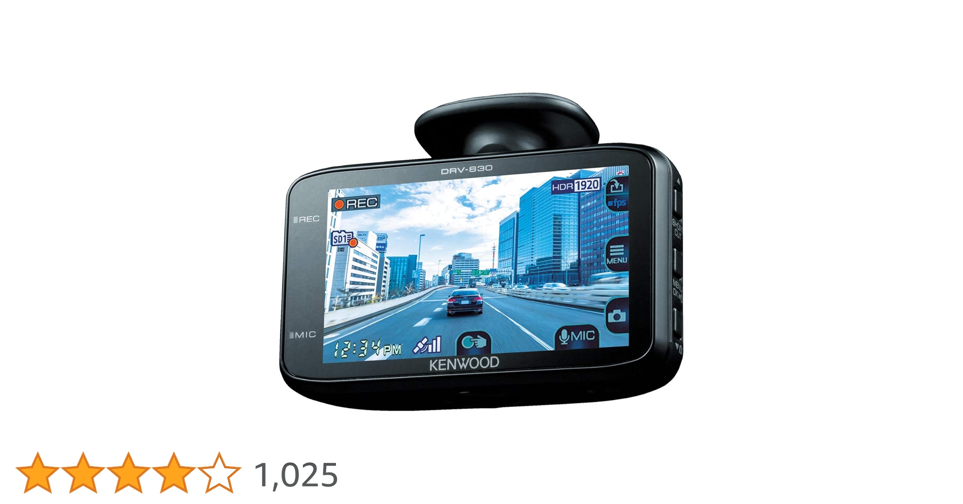 Amazon.co.jp: Kenwood DRV - 830 WideQuad - HD Dash Cam : Automotive
