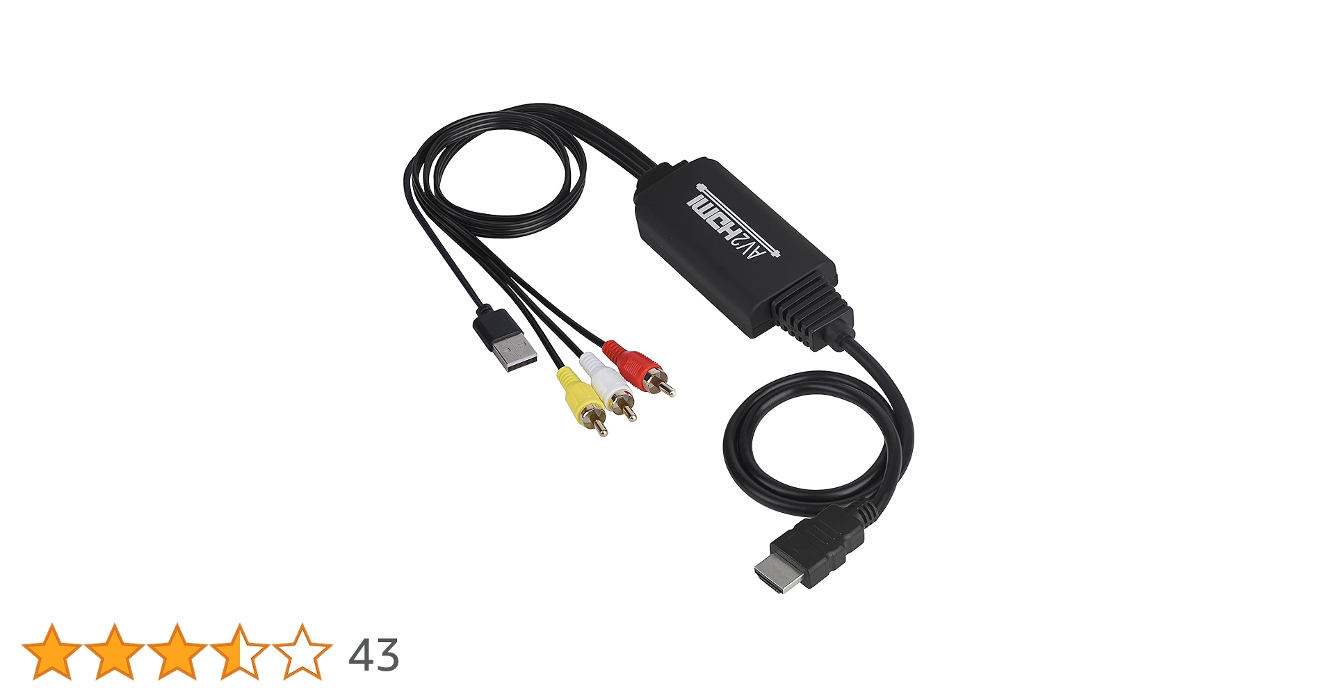 液晶テレビ HDMI USB LAN コンポジット HDMIコンポジット変換 車載用対応 HDMI to RCA/AV/コンポジット