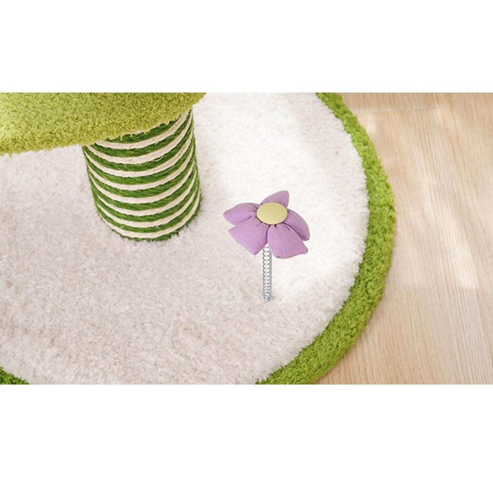 Muebles para Gatos Árbol for Gatos de Varios Niveles, Poste rascador for, Hamaca, Pelota Colgante, Juguete, apartamento semicerrado for(Pequeño)