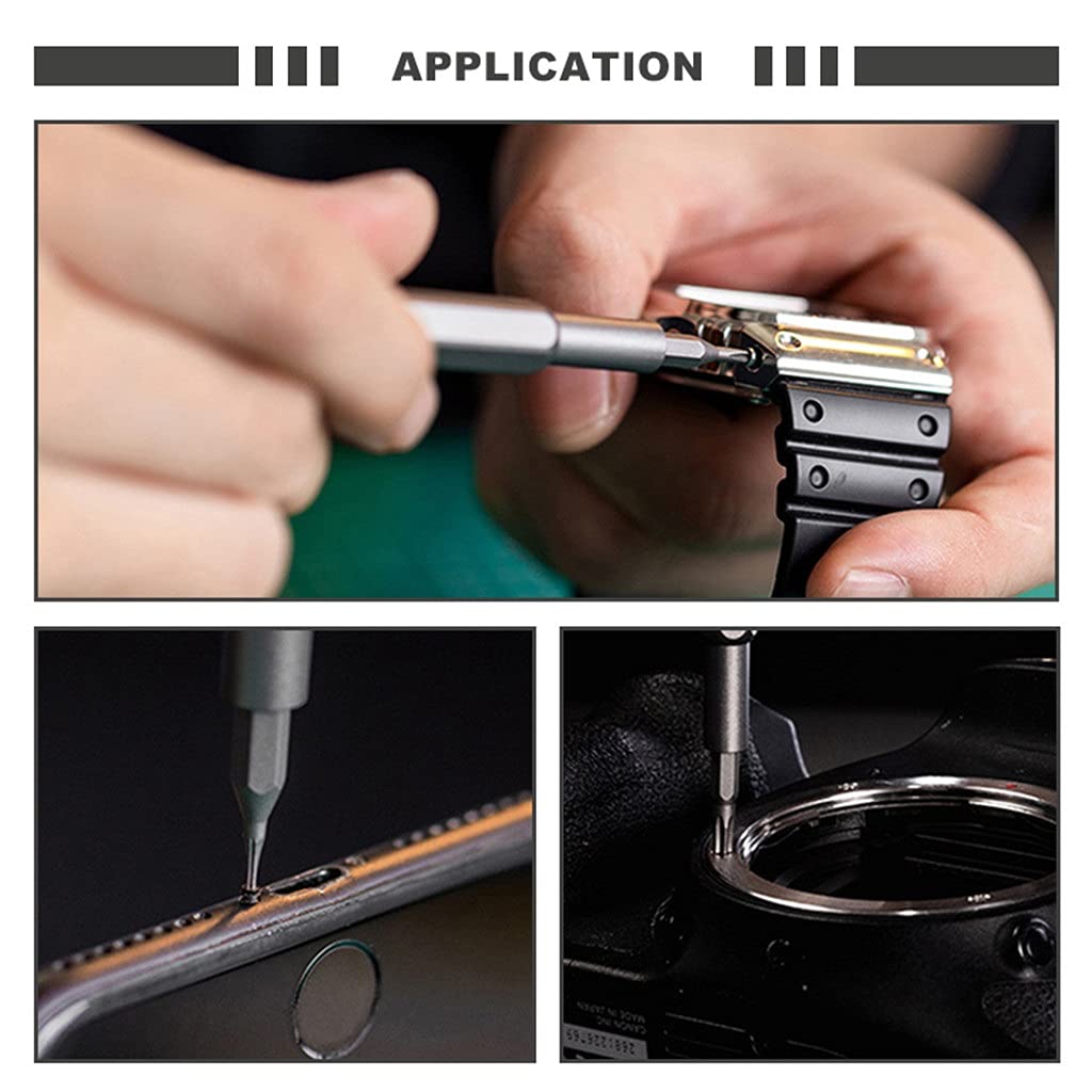 Juego de Destornilladores 115 en 1, Juego de Herramientas de reparación de precisión, Juego de Puntas de Destornillador Hexagonal Torx magnéticas para Reparar Herramientas manuales de PC