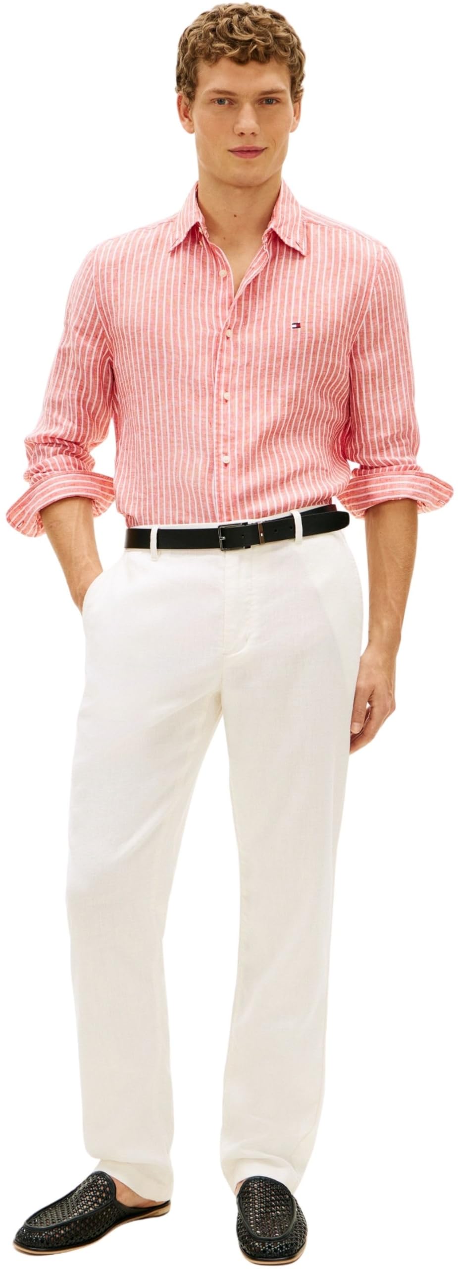 Tommy Hilfiger Linen Bengal Stripe RF Shirt