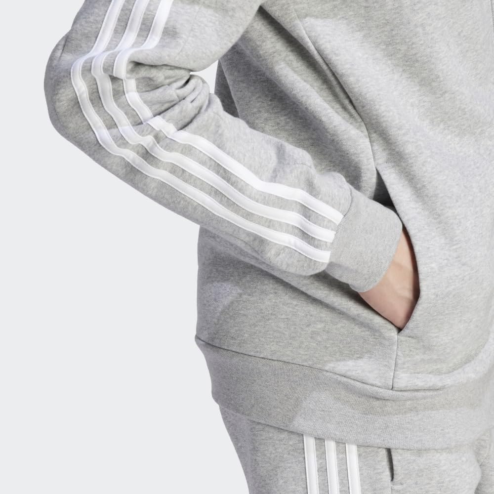 adidas Odzież wierzchnia Mężczyźni Essentials 3-stripes Fleece Full-zip Hoodie