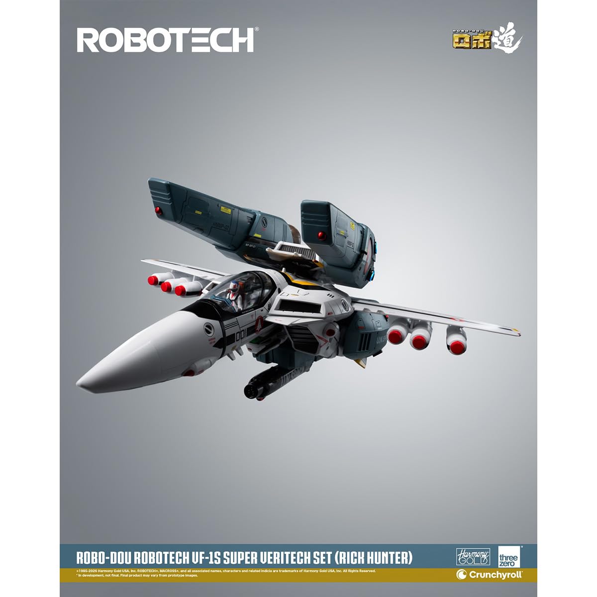 HIPLAY Threezero Robo-Dou Robotech Vf‐1s Super Veritech Set Rick Hunter 3Z03070W0 Zestaw Figurek Akcji