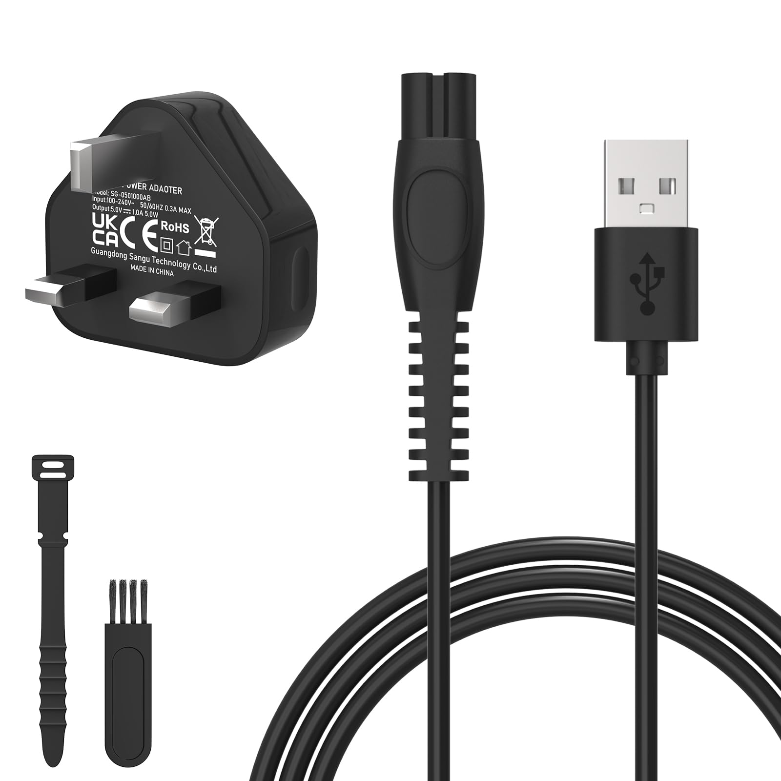 Cavo USB Caricabatterie 5V Per Philips OneBlade QP1924 QP2734 E Altri - Sostituzione Cavo Di Ricarica