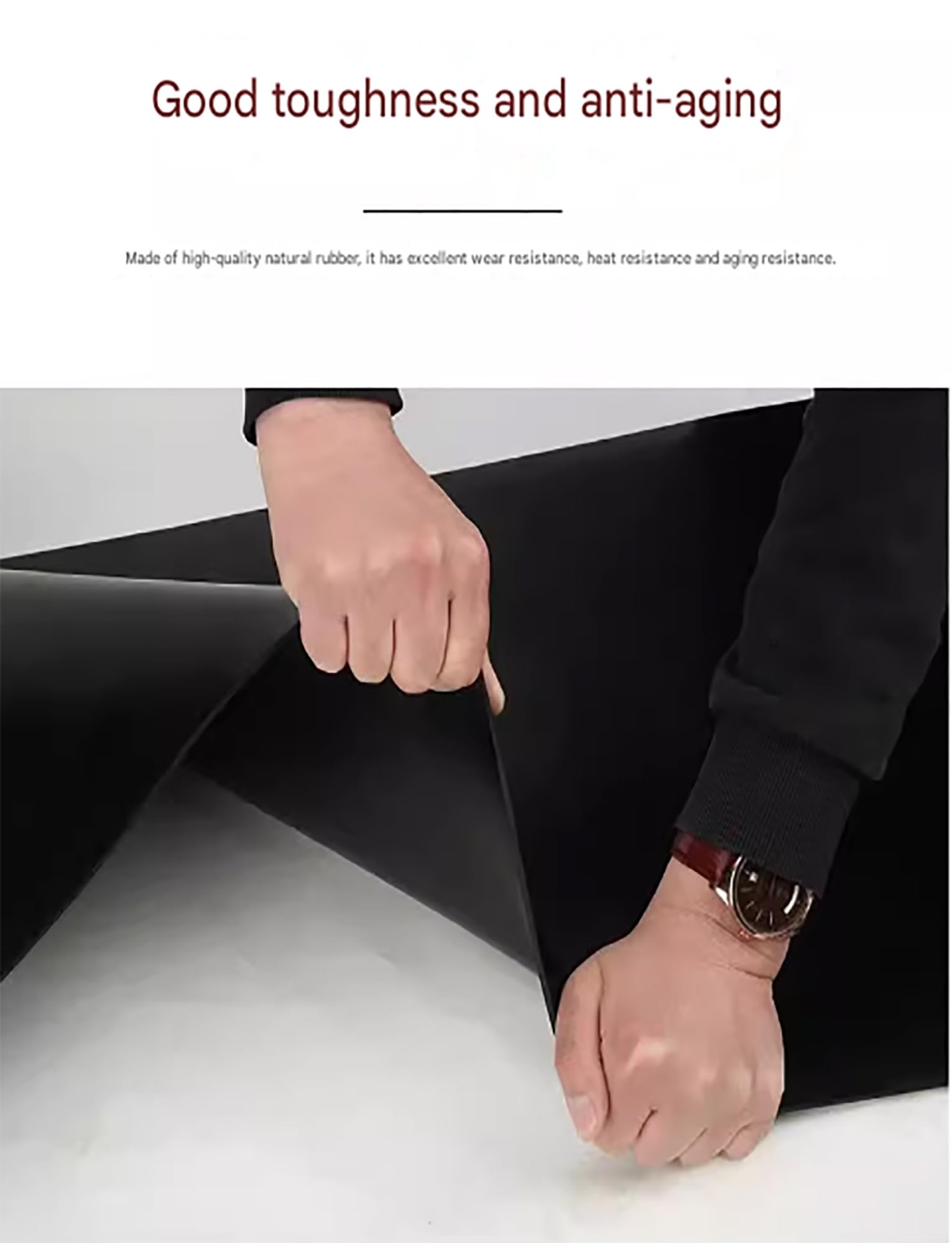 Grand Tapis d'établi de Soudure, Tapis de Travail en Caoutchouc Silicone Antistatique, résistant à la Chaleur et aux décharges électrostatiques, Noir, 70 x (100-500) cm(70x200cm)