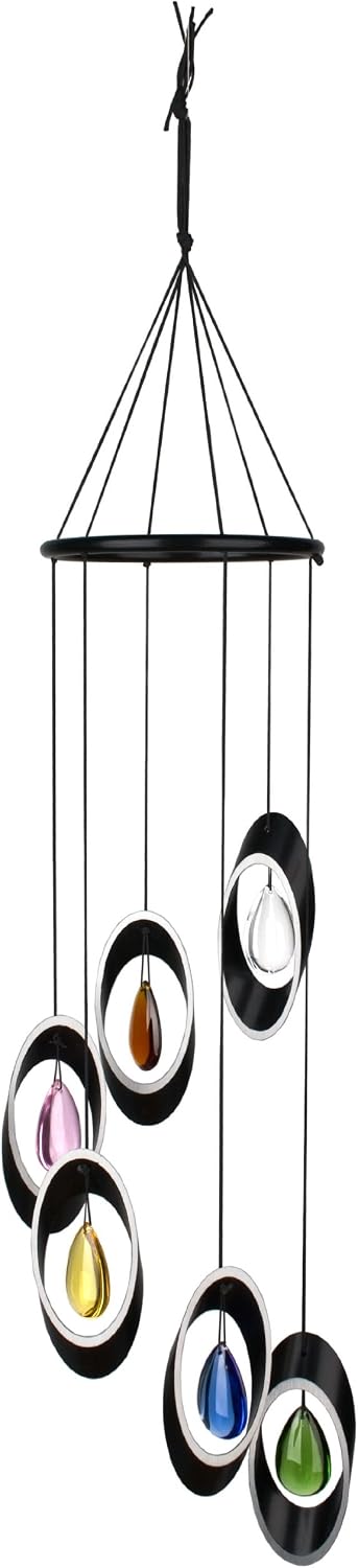 Woodstock Chimes Signature Collection, Woodstock Bellissimo Bells, 28'' Olive Wind Bells for Outdoor, Patio, Home or Garden Décor (CYBRO)