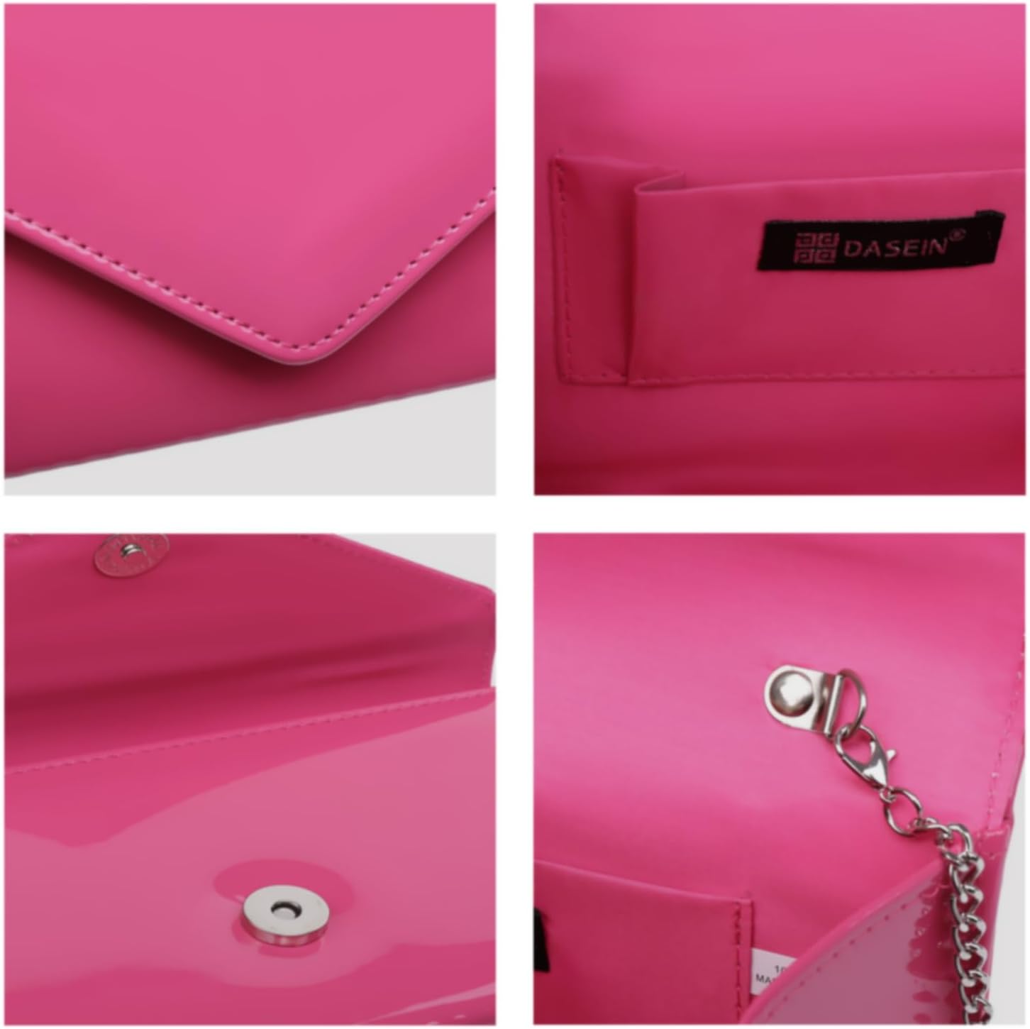 Dasein Women Glitter Evening Bags Formal Clutches Wedding Purses Party Dressy Clutch Purse Cocktail Prom Handbags - Image 6