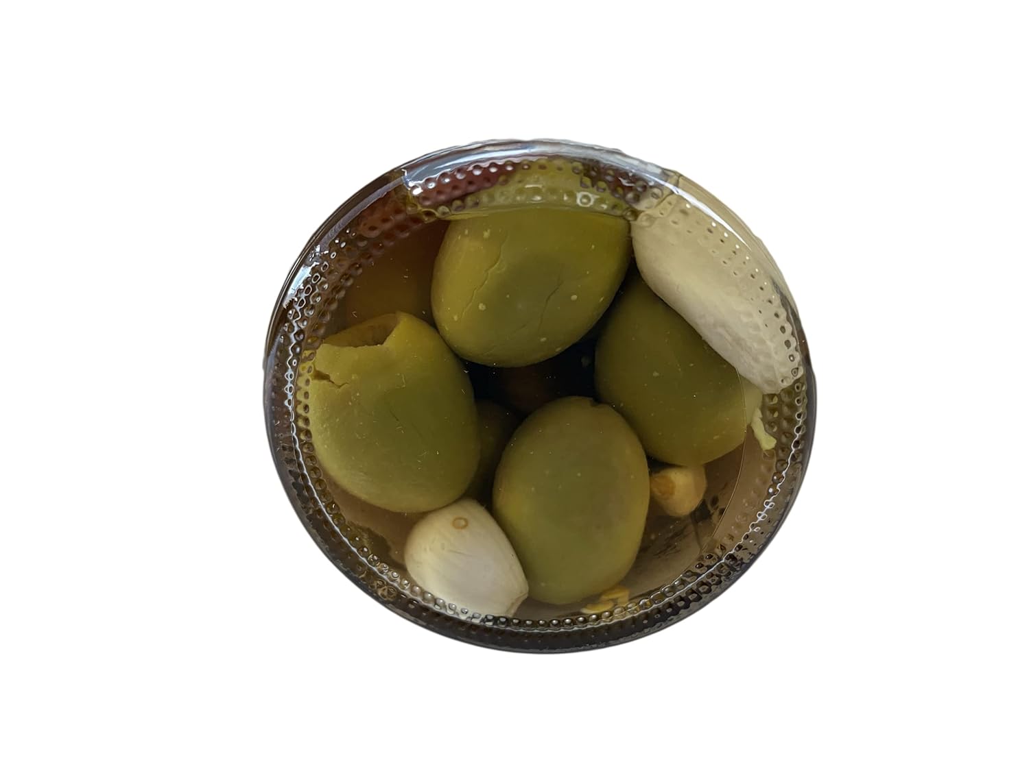 Harold's - OLMEC Spicy Olives - The Perfect Dirty Martini Olive - Packed With Fresh Garlic and Habanero - Made in Texas
