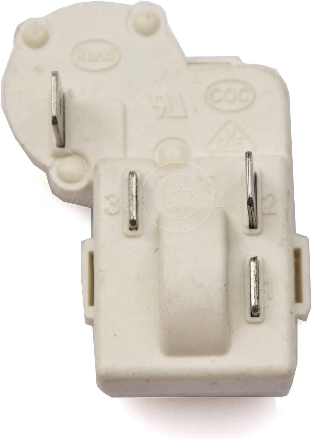 Universal Energy Saving 2in1 4 Pins ZHB 105P15 Refrigerator Compressor PTC Start Relay Motor Starter and Overload Protector For Haier Midea Combi Fagor RoyalStar FRESTECH Hisense etc.