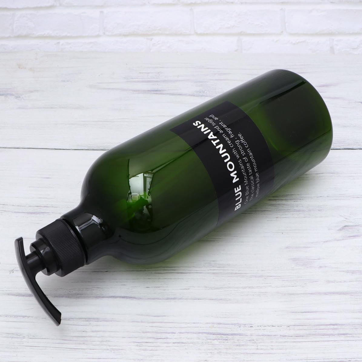 VALICLUD 4 Piezas Botella de Champú Bomba 1000ml de Plástico Verde