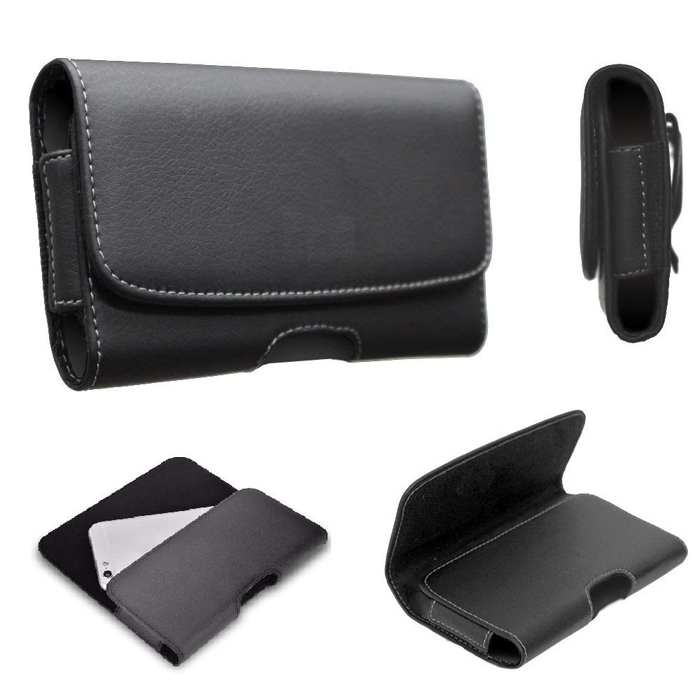 realtech leather anti theft cellphone belt loop holster magnetic cover for 6.7 inch smartphone - black (B084Q9BCS5) Amazon Price History, Amazon Price Tracker