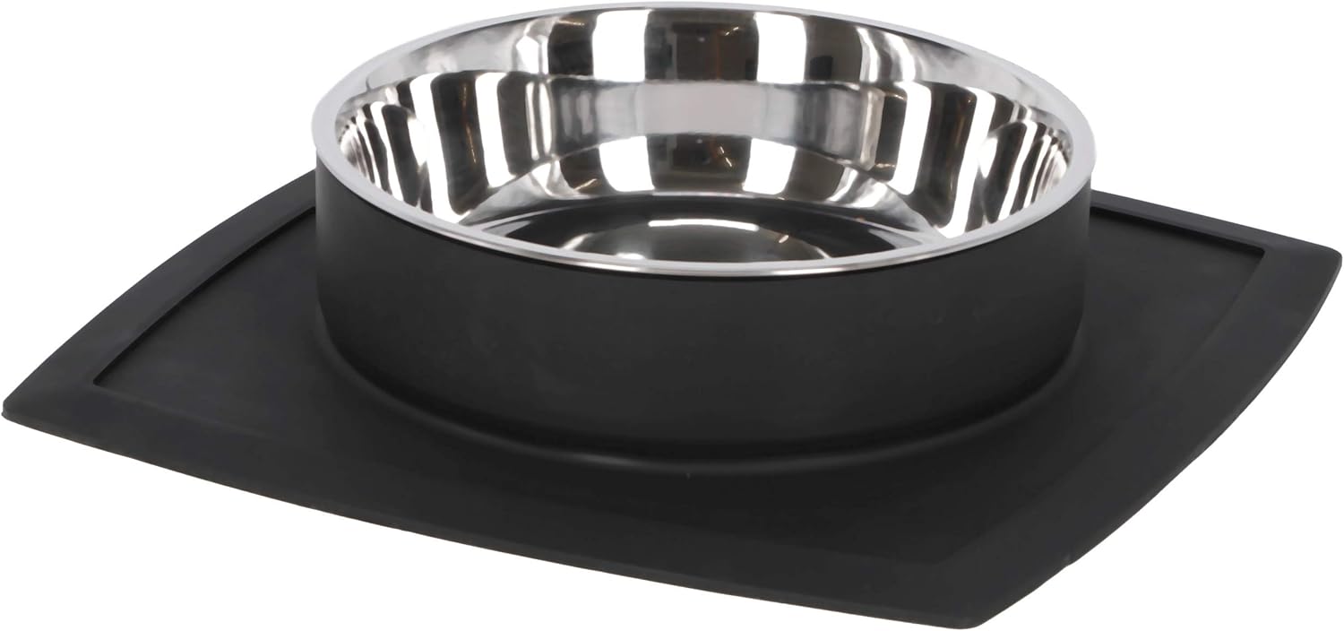 Kerbl Clever Stainless Steel Bowl, 480 ml