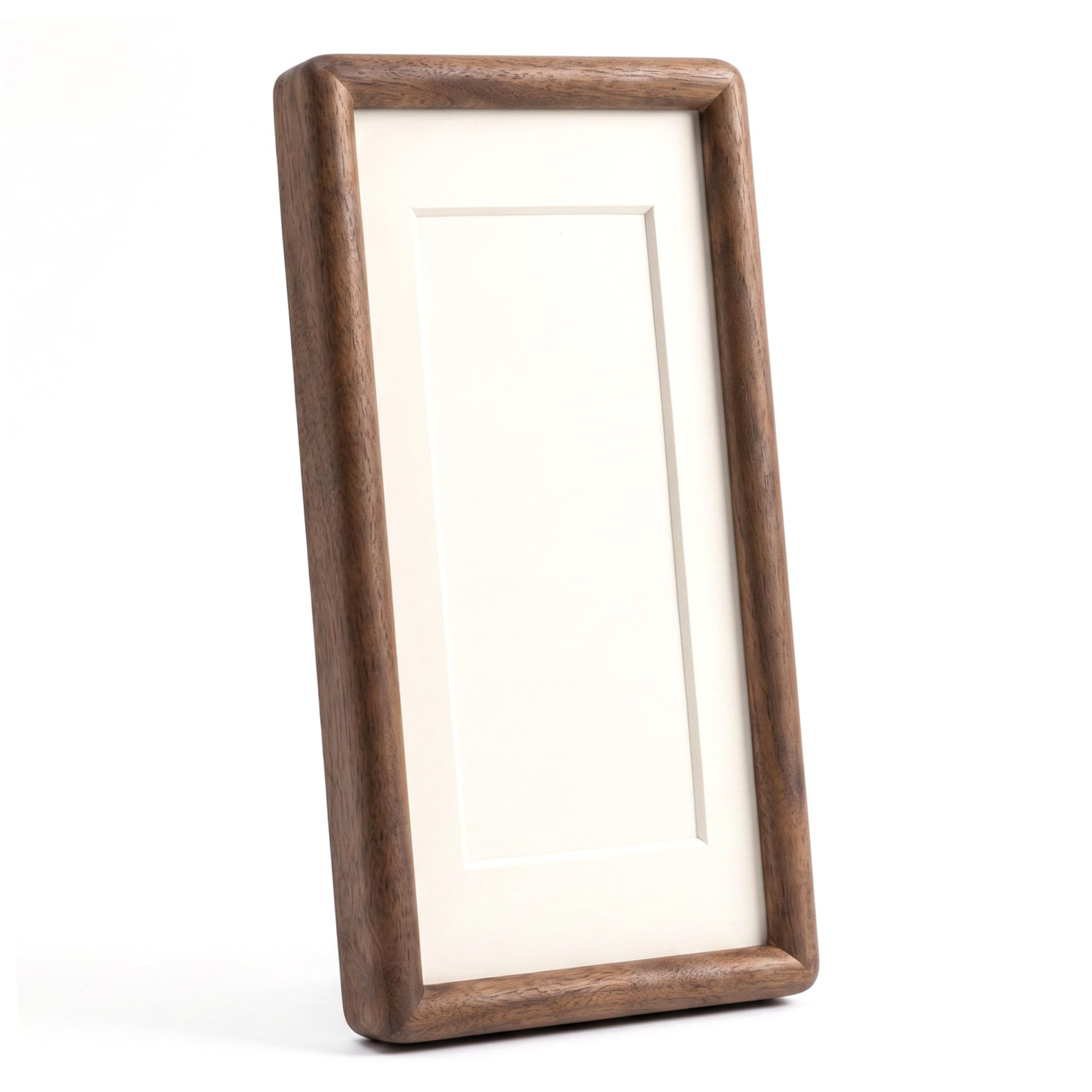 Tsawntd Wood Picture Frames, 12x4in Walnut Frame Mortise-and-Tenon Wood Frame for DIY Photos/Drawings/Calligraphy, 9.4x2.4in Inside