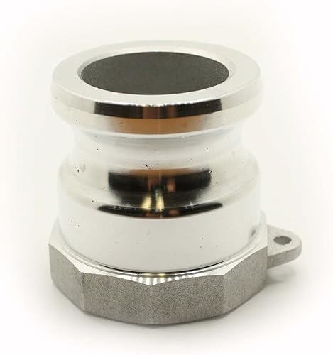 Miniatura 2 de MaxLLTo Reemplazo 4 pulgadas macho Camlock acoplador x 4 pulgadas hembra NPT Alumninum montaje para fontanería Thrifco 8613004