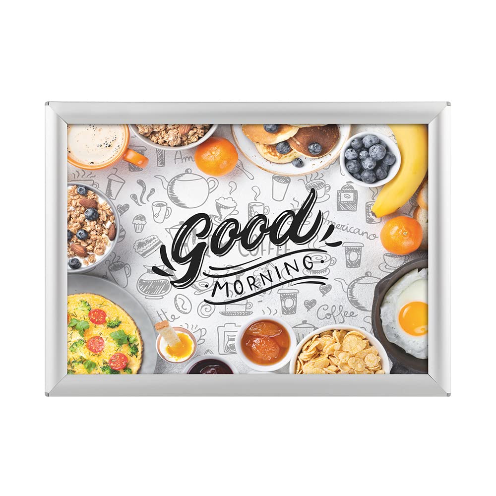 Vorteilspack 10 x Bilderrahmen Klapprahmen Plakatrahmen aus Aluminium/Kunststoff im Set - DIN A3 - Geschenkidee für Familien - Fanposter