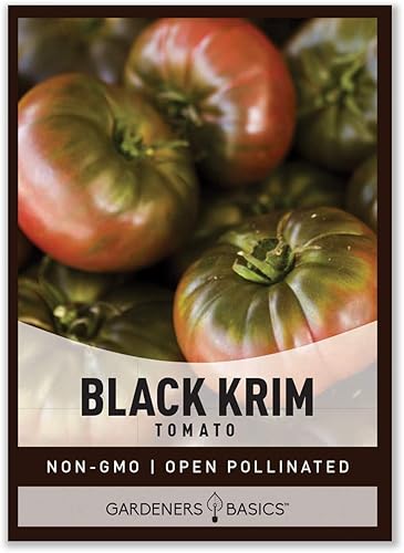 Semillas de tomate negro Krim para plantar semillas tradicionales sin OMG para verduras de jardín casero son un gran regalo para jardinería por