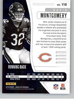 Amazon.com: 2019 Absolute #110 David Montgomery RC Rookie