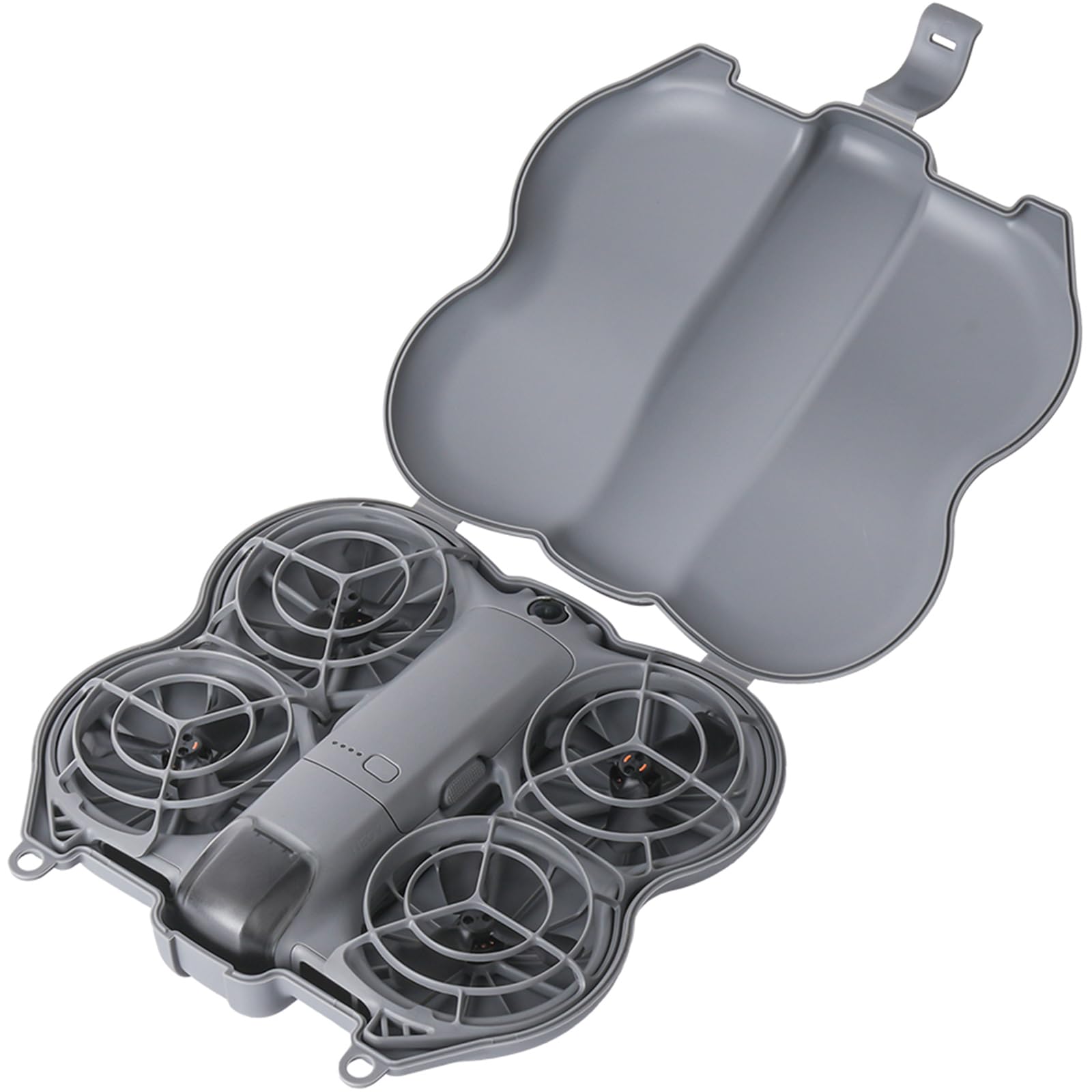 Custodia Plastica per DJI NEO 2 Custodia da trasporto Drone Borsa protettiva Borsa di conservazione Drone Accessori per DJI NEO 2, Compatta Portatile Leggera (Grey)