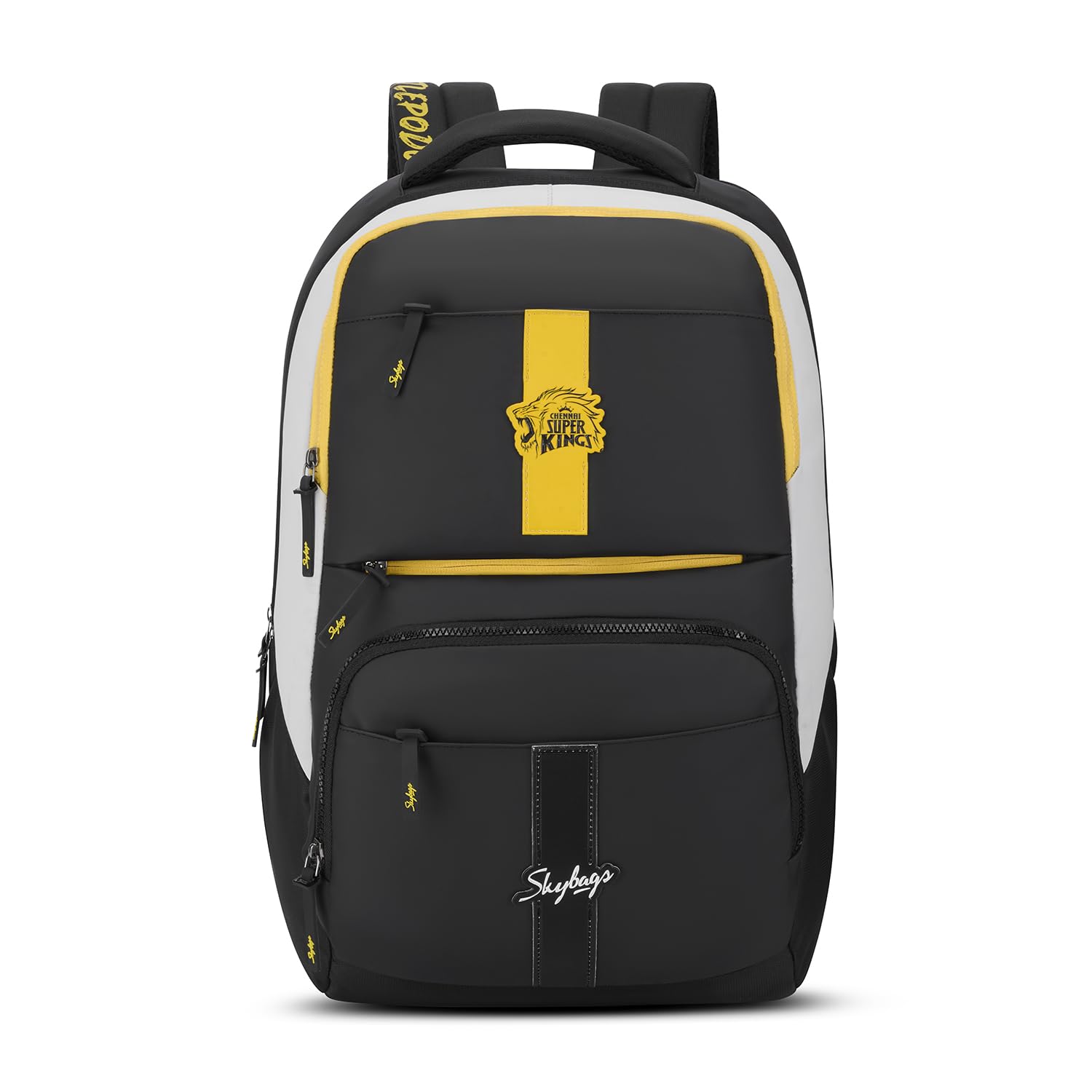 Skybags Thala 16.5" Compatible Laptop Backpack 24L | 3 Compartments with Quick-Access Front Pocket & Rain Cover | Tablet Sleeve, USB Port & Side Pocket | CSK Travel Backpack for Men & Women-image-6