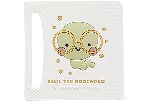 Basil The Bookworm Baby Teether: A Literary Solace for Sore Gums
