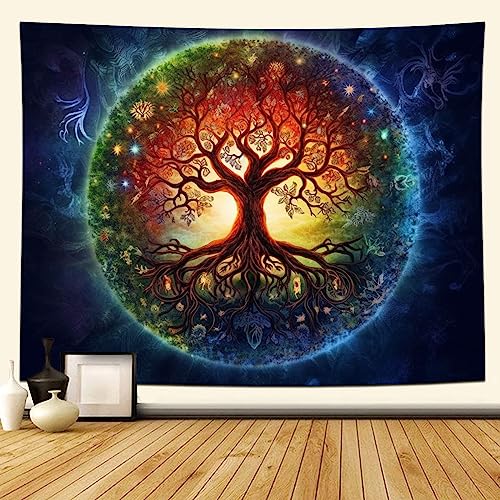 Naykow �X�s���`���A���u���[�����̖؃^�y�X�g���[�A���R�ł��킢���΂̐A���ɐG�����ꂽ���I�`���N���^�y�X�g���[ �Q���̑����ƃX�s���`���A���ȐÂ����̂��߂̕Ǌ|��(60 x 60�C���`)