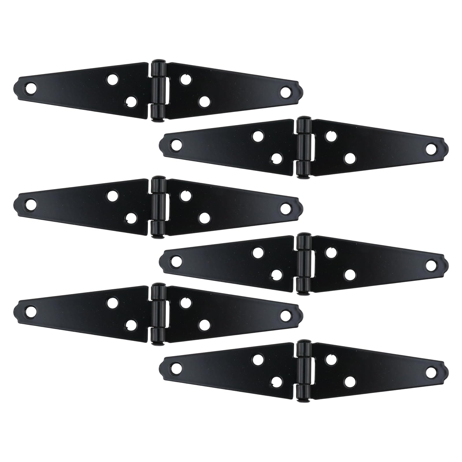 Heavy Duty Gate Hinges - 6 Pack Silver -9