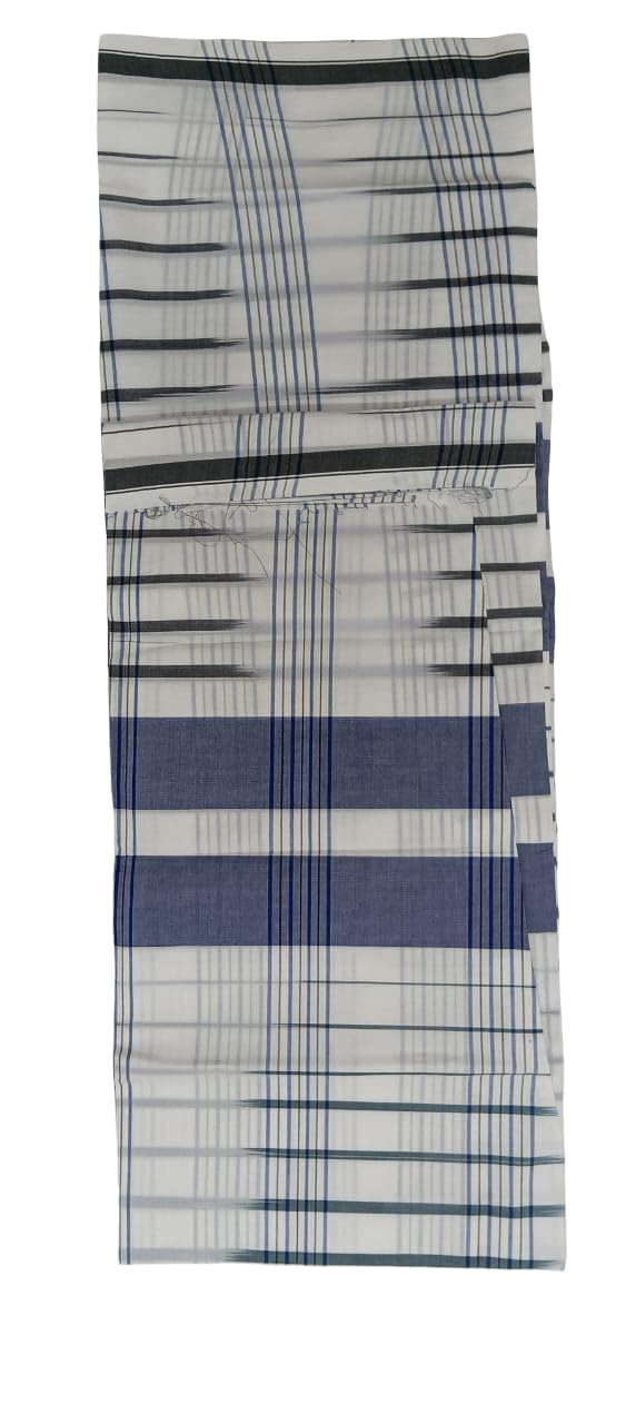 ISMAIL Men's Pure Cotton Lungi Unstitched Lungi 100 x 100 Light Weight And Comfortable PLMLH555 For Men Comfort, Attractive and Traditional For Men-picture-43