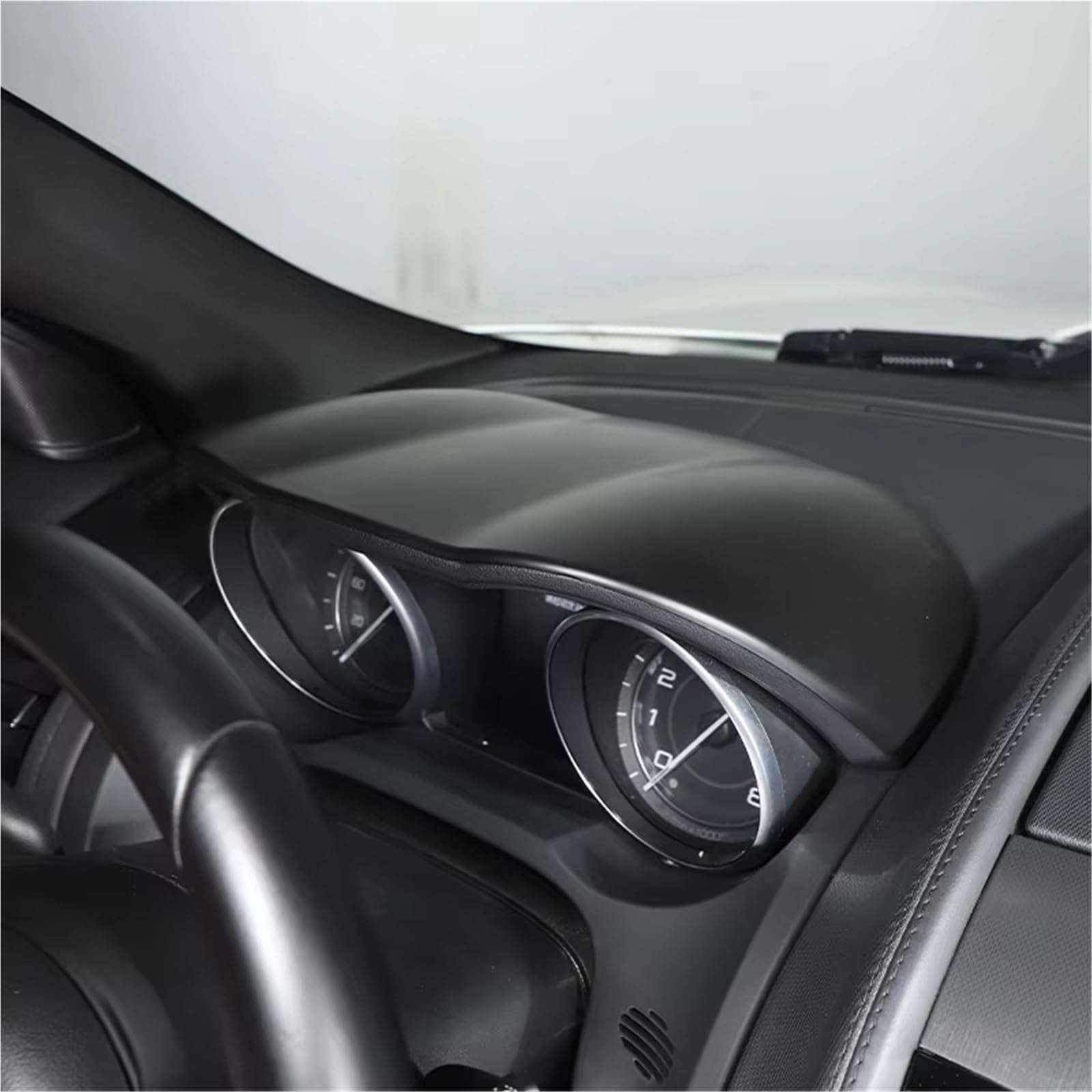 Ramka panelu uchwytu na kubek konsoli środkowej do Jaguara do F-Type 2013-2024, ABS, włókno węglowe, matowa, czarna, dekoracyjna naklejka do wnętrza (włókno węglowe) (matowa czerń)