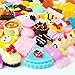 SIX VANKA Miniature Decor Dessert Pastry Cake 120pcs Mixed Tableware Kitchen Pretend Play Mini Food Set for Kids Dollhouse Cooking Birthday Party DIY Doll House Childrens Educational Toys