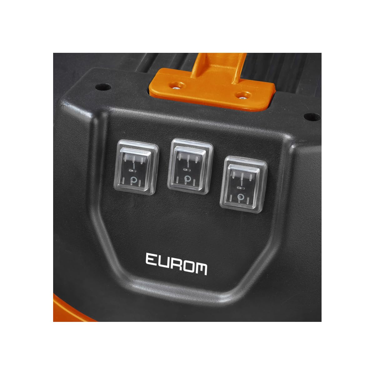 Euromac Force 3080 3000W Negro, Naranja, Acero inoxidable - Aspiradora (3000 W, Negro, Naranja, Acero inoxidable, Seca y húmeda, 83 dB, 5 m, 22,8 kg)