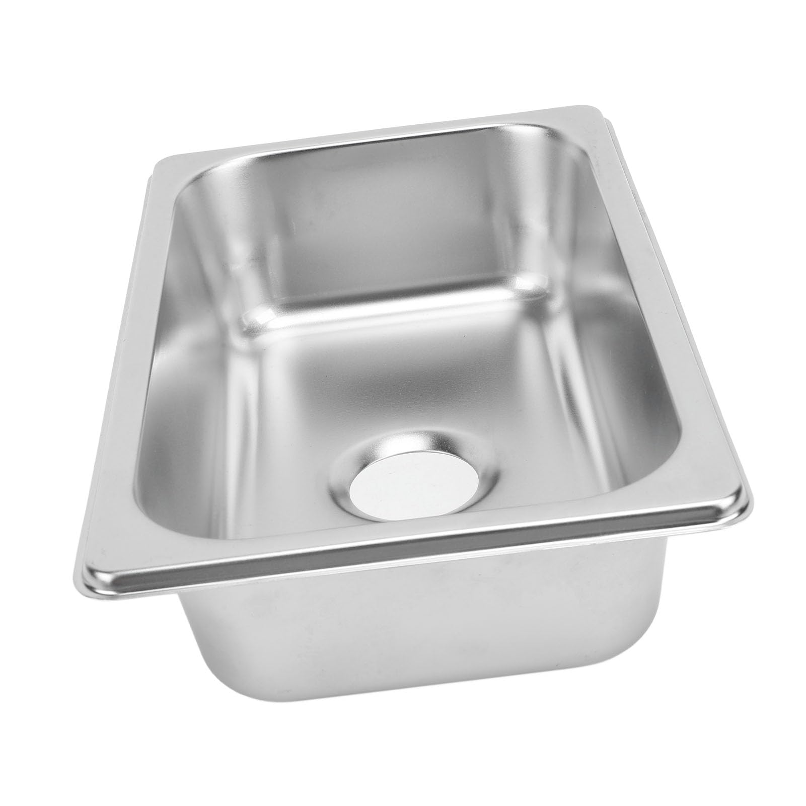 Lavello Cucina per in Acciaio Inossidabile Grado 304 di Boat Yachts, Lavabo Rettangolare per Lavaggio a Mano con Efficiente Scarico Fognario 40 Mm (Disegno di