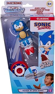 Flying Heroes, Bandai CO08133 Sonic The Hedgehog Electronic Flight Toy with Launcher, Multi-Colour