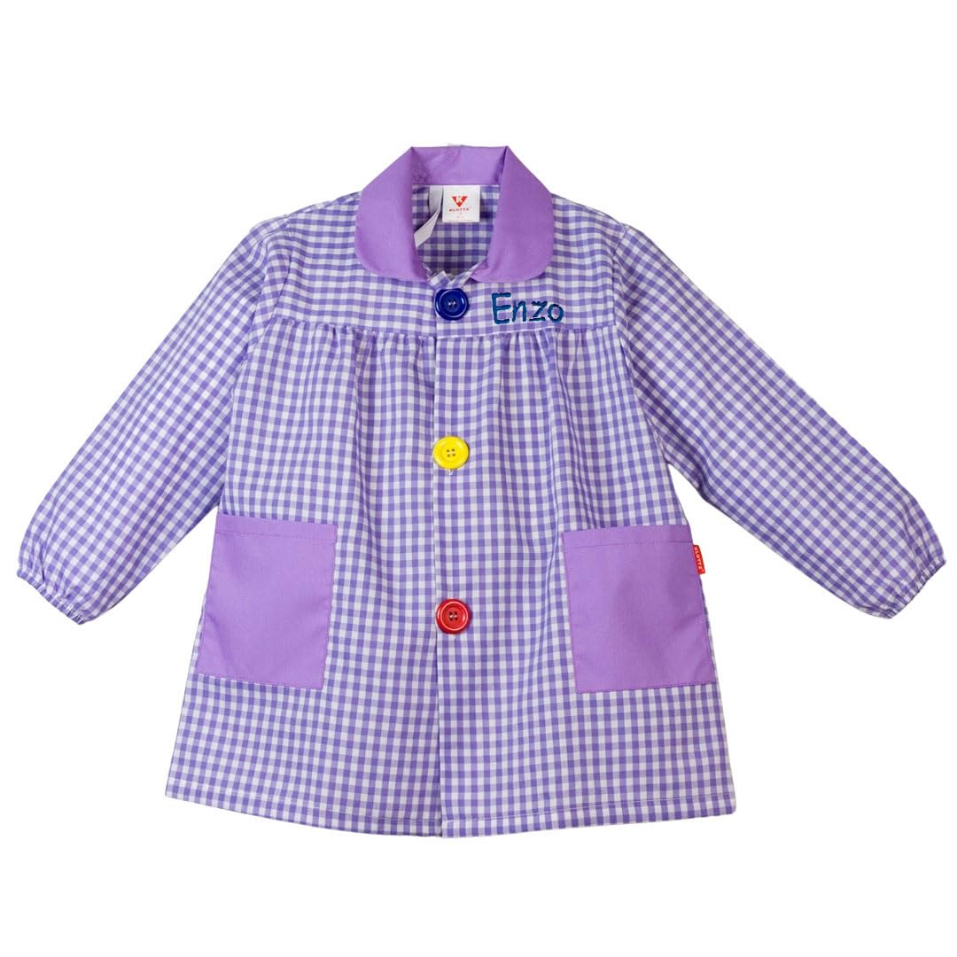 KLOTTZ Babi Colegio con Nombre Bordado Personalizable.