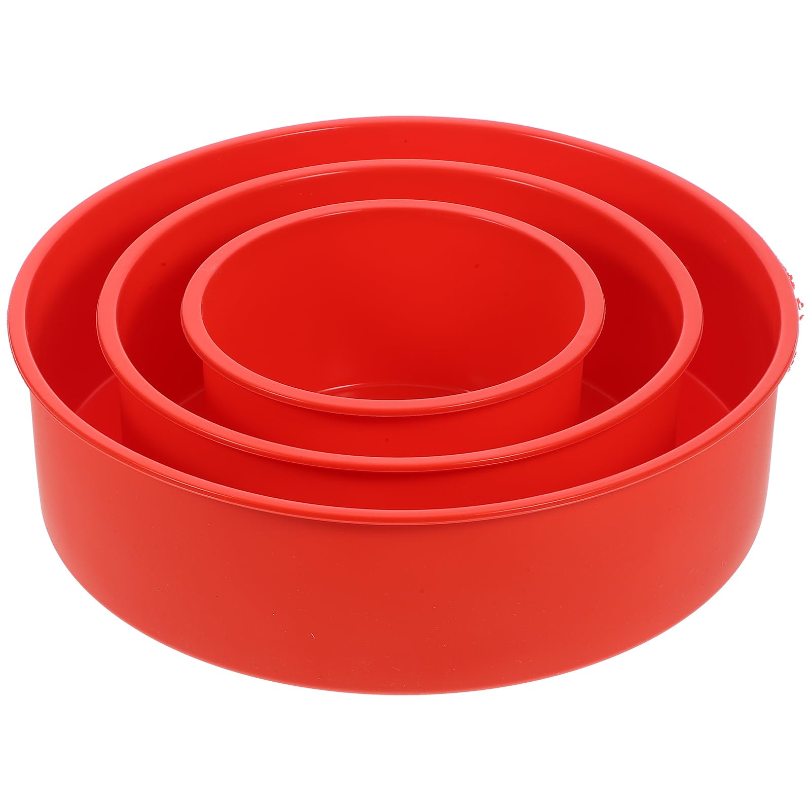 Moules à gâteau ronds en silicone pour cheesecake et layer cake coloré
