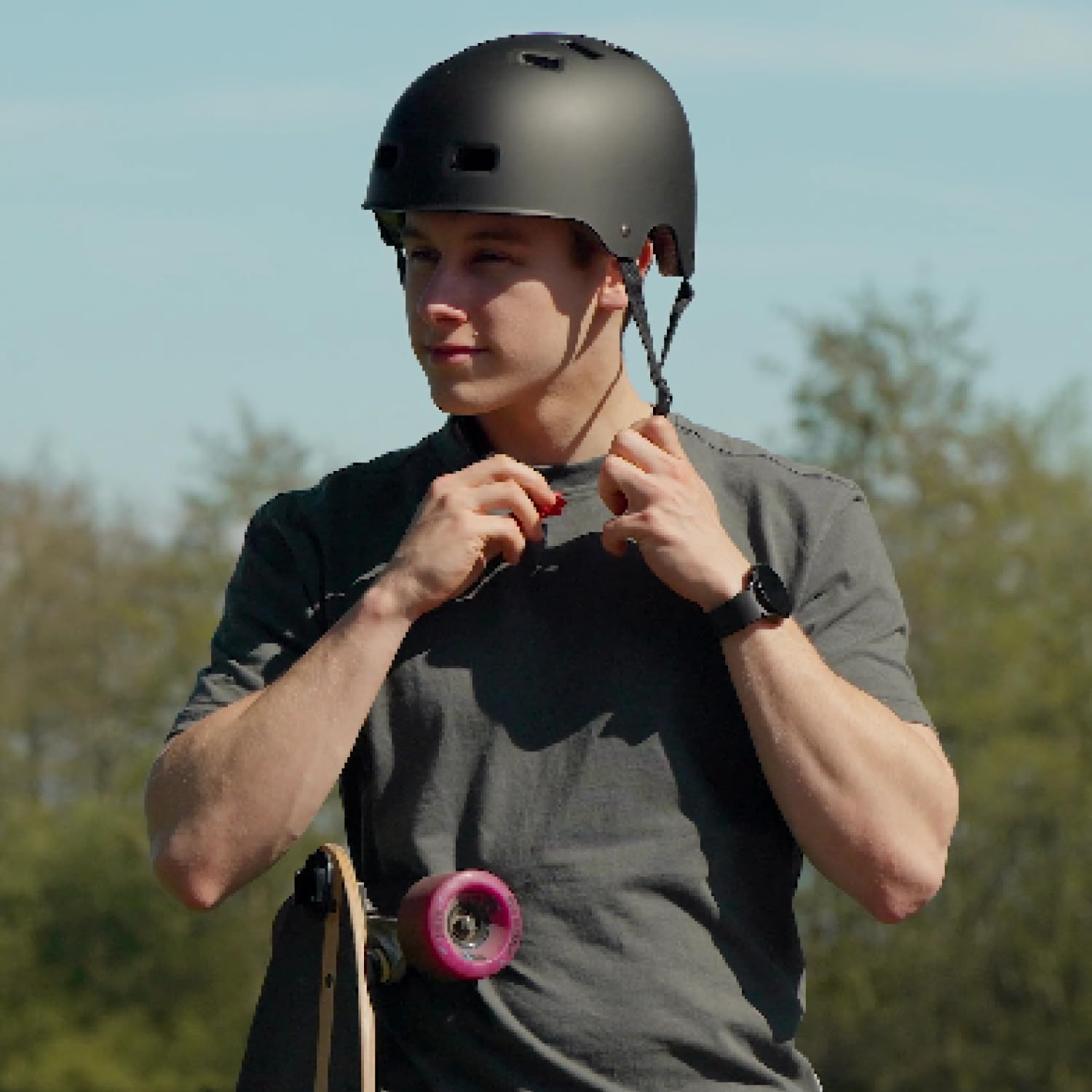 GOOFF Casque de skateboard – Certifié CE & NTA – Casque de skateboard pour adultes et enfants – Peut également être utilisé comme casque de vélo et casque S-Pedelec