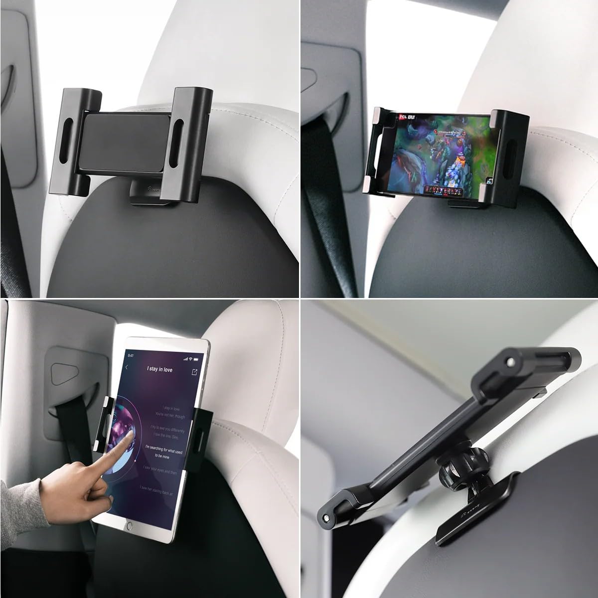 TPARTS Supporto per tablet/telefono cellulare/iPad Tesla Model 3/Y (Highland).
