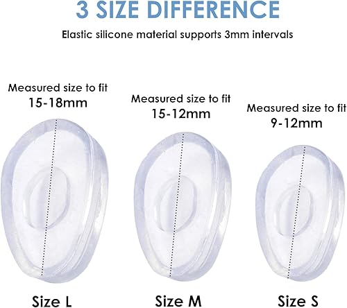 Miniatura 3 de Mochi a girl, Almohadillas para la nariz para gafas, cubierta antideslizante no adhesiva, almohadilla de silicona suave para la nariz para lentes,