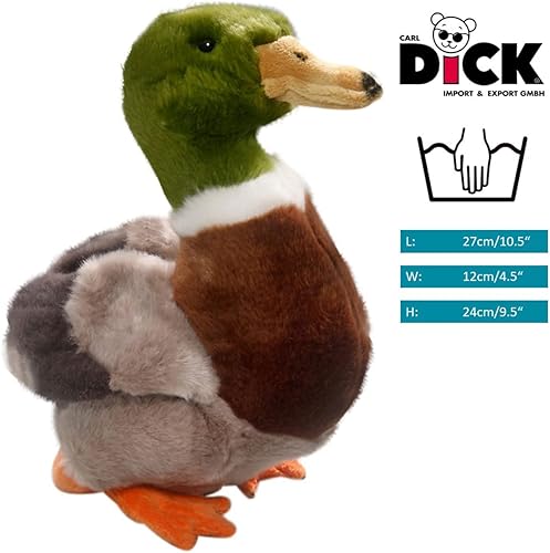 Miniatura 2 de Pato Mallard 8.5 pulgadas, 8.7 in, juguete de peluche, juguete suave, animal de peluche 3336