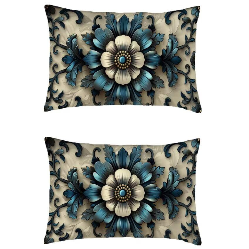 Housse coussin salon de jardin extérieur fleuri pour sublimer votre terrasse en automne