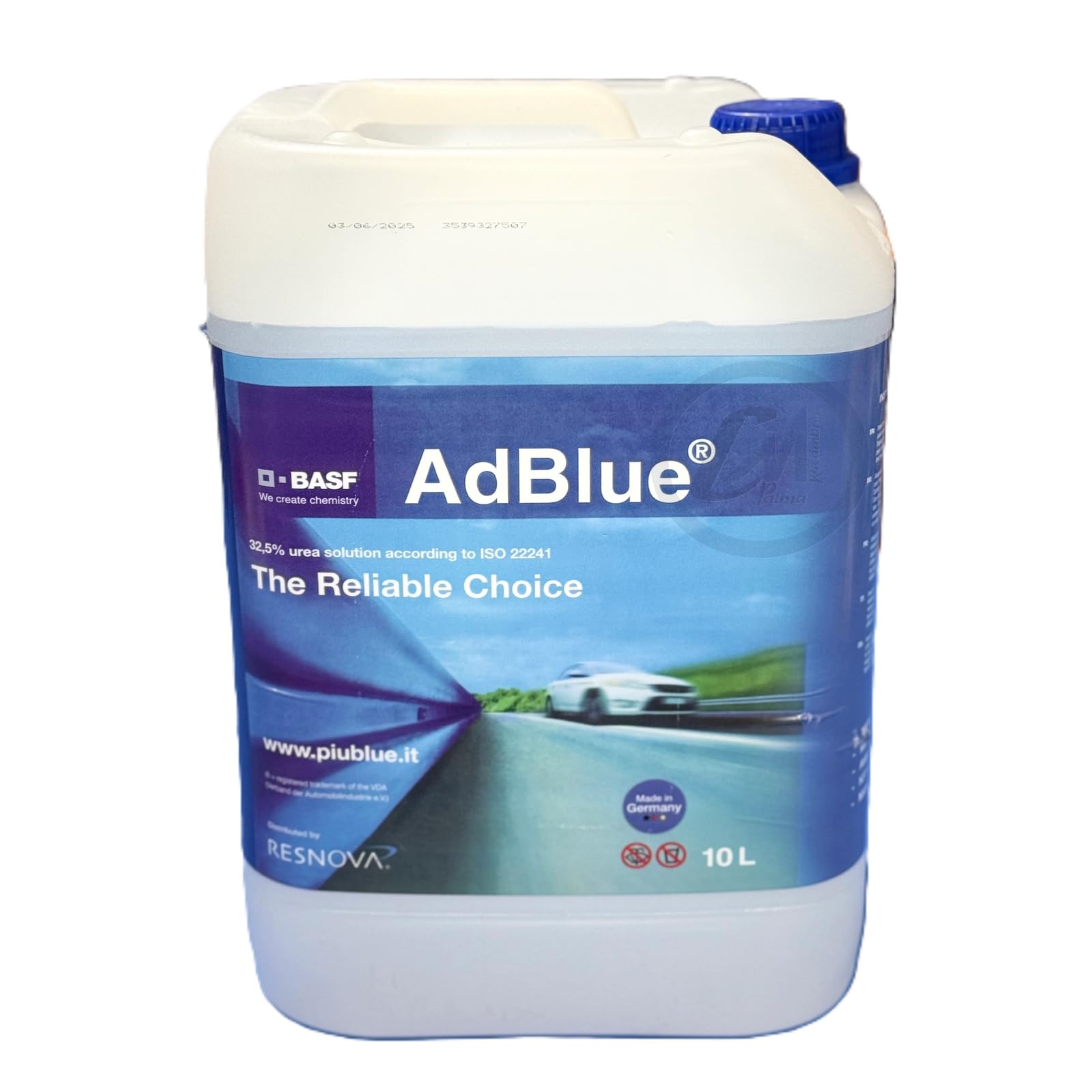 ADBLUE BASF 2 X 10lt Additivo Urea Euro 4,5,6 Tecnologia SCR con Beccuccio Flex (20 lt)
