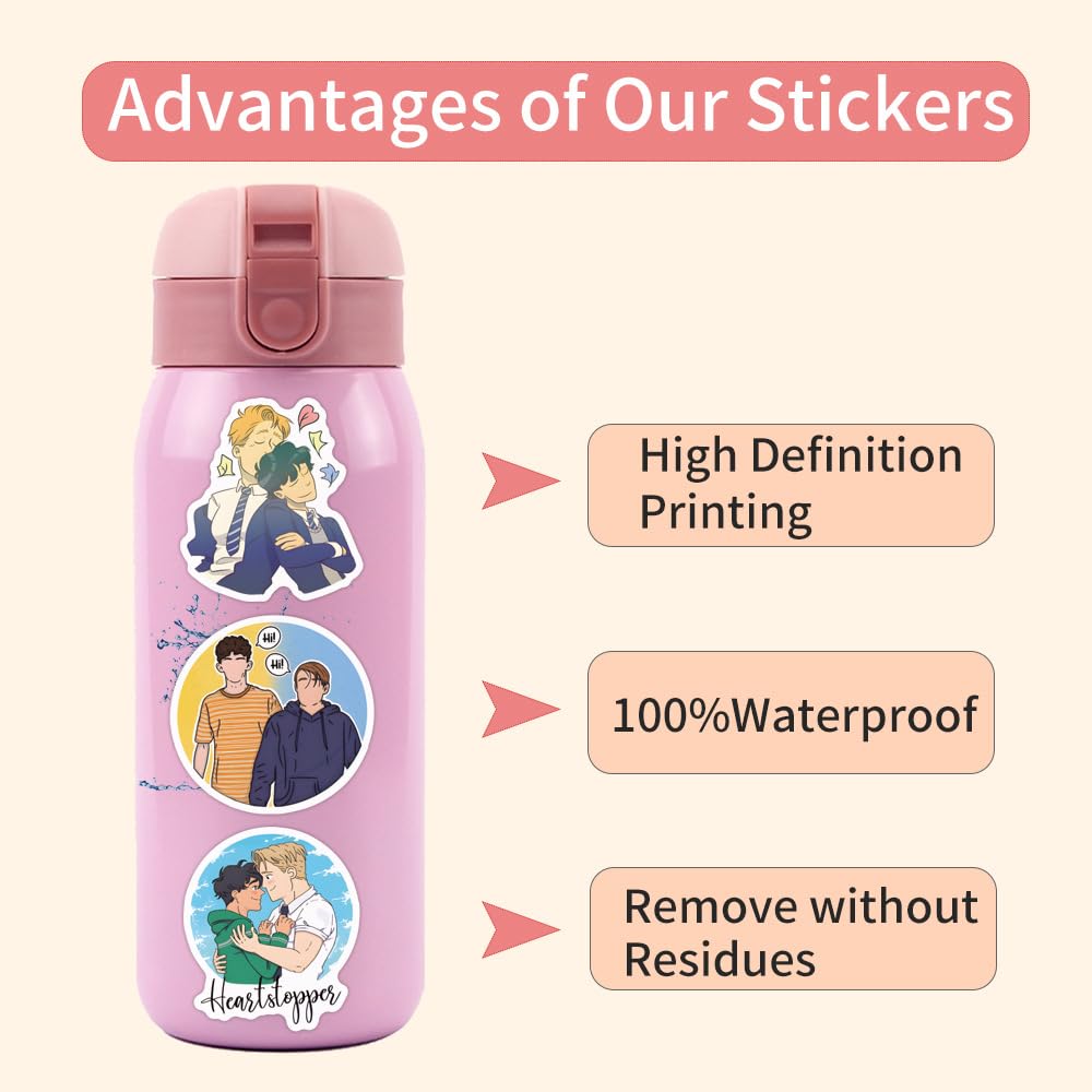 100Pcs Hearts_Topper Stickers - Image 4
