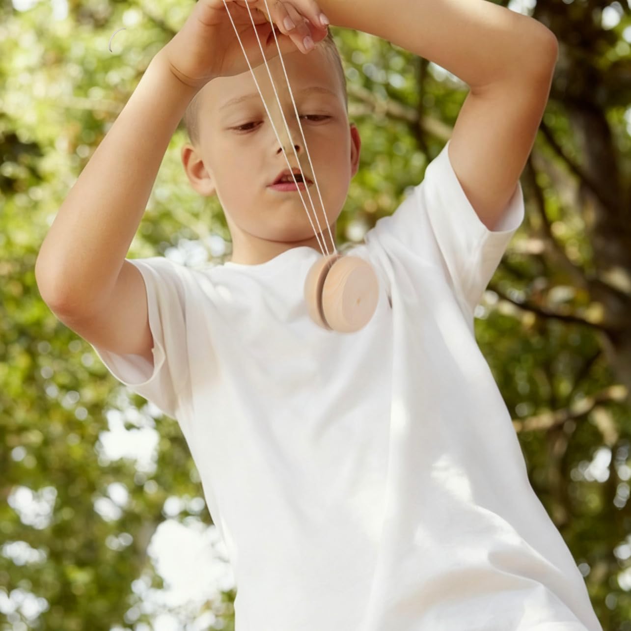 Mikikit Set 10 Pezzi Palla Reattiva in Legno da Dipingere Giocattolo Fai da Te per Materiale Creativo per Attività Artistiche e Giochi Genitori-Figli Decorazioni per Feste e Casa