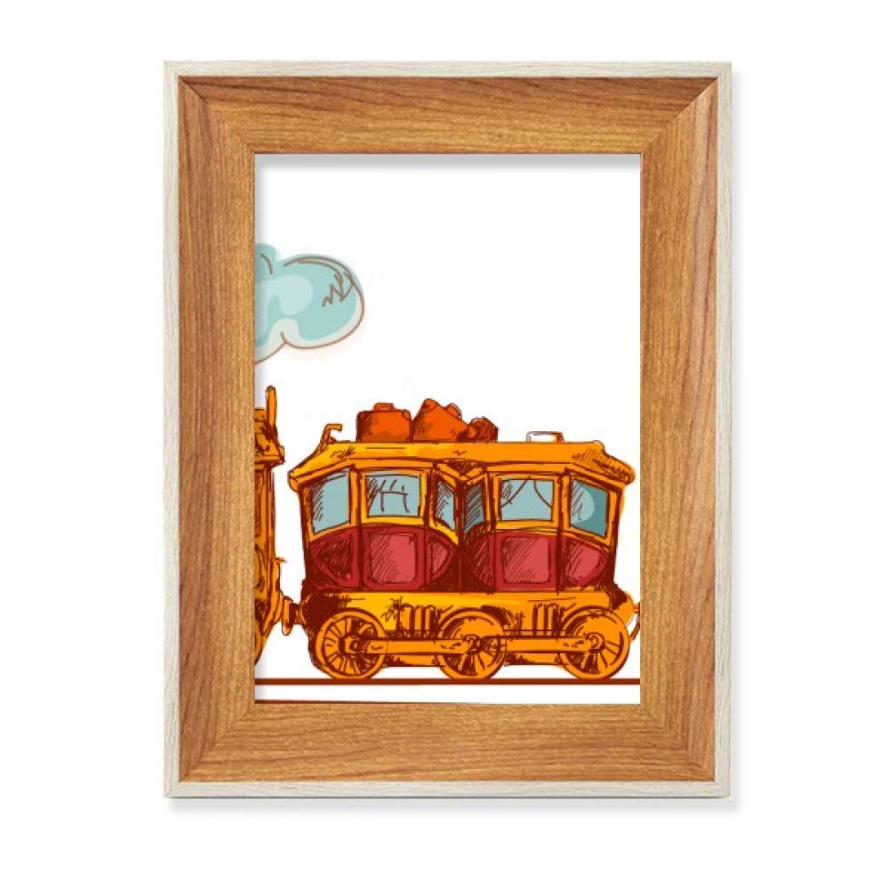 Cadre photo bois Grande-Bretagne bureau peinture cartoon