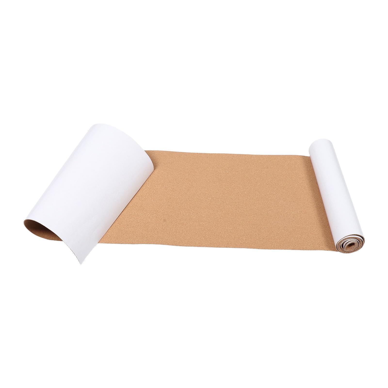 VANZACK Rollo Fácil para Pared Autoadhesivo Color Corcho Caqui, Soporte para Chinchetas Repetidas Aplicación y Oficinas y Espacios de Alquiler