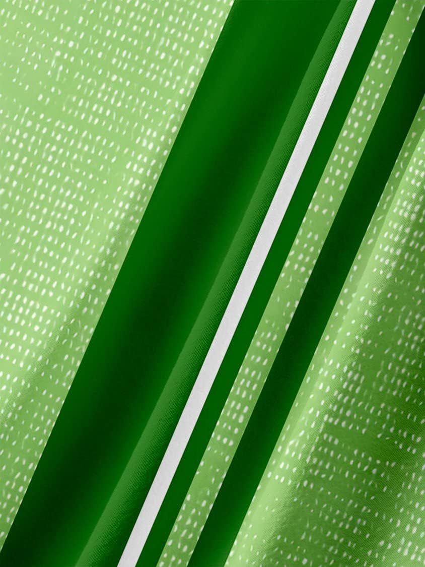 QIVICIMA Mens 2026 St Patricks Day Shirts Short Sleeve Clover Button Down Shirt Green Shamrock Casual Shirts Tops - Image 4