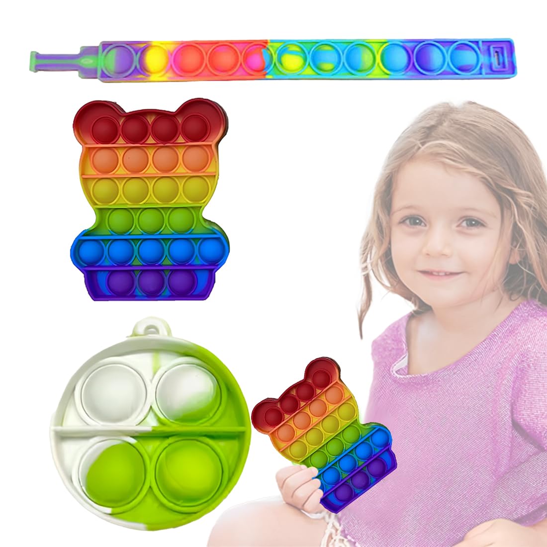 Yeefunjoy Pop It Fidget Con Números – Juguete Antiestrés De Silicona Para Aprender Sumas Y Multiplicar