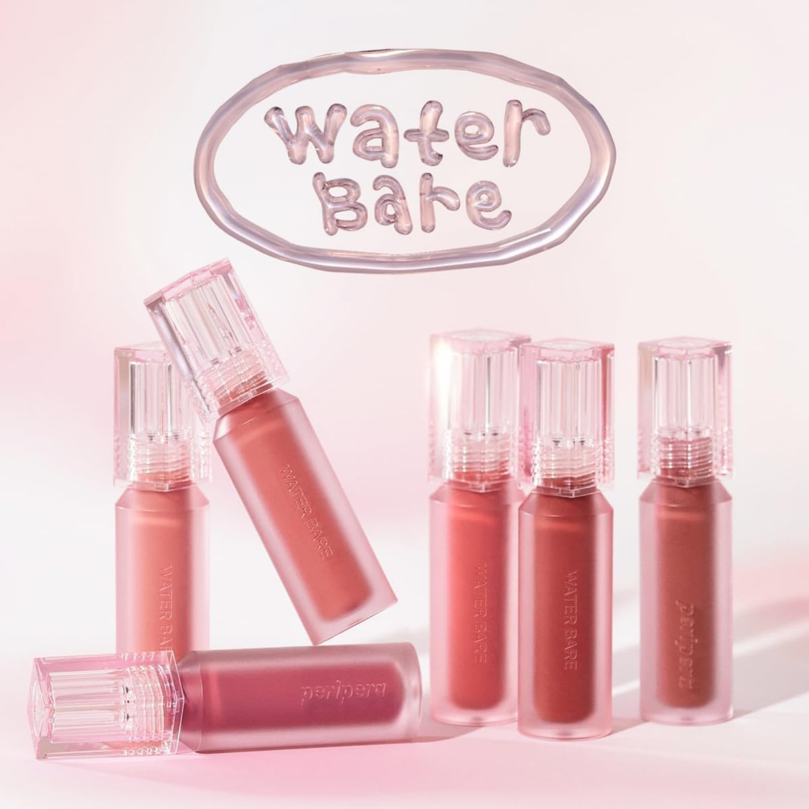 Peripera Doğal Tonlarda, Uzun Süre Kalıcı, Işıltılı Tint Water Bare Tint (#15 Buying Pink)