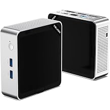 PELADN WI6 Mini PC N97, 16GB DDR4 RAM 512GB SSD, Alder Lake N97 Desktop Mini Computer Dual HDMI, Type-C, USB3.2, RJ45 LAN, WiFi5, BT4.2